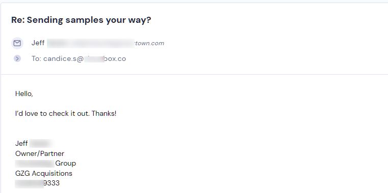 Retailer reply from Frozen Xplosion