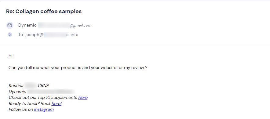 Retailer reply from Strong Coffee Company