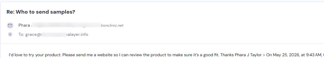 Retailer reply from Strong Coffee Company